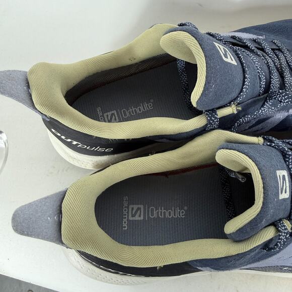 Salomon Outpulse GTX Hiking Trail Sneakers Womens 10 Blue Indigo Lace-Up Low Top - Picture 9 of 10